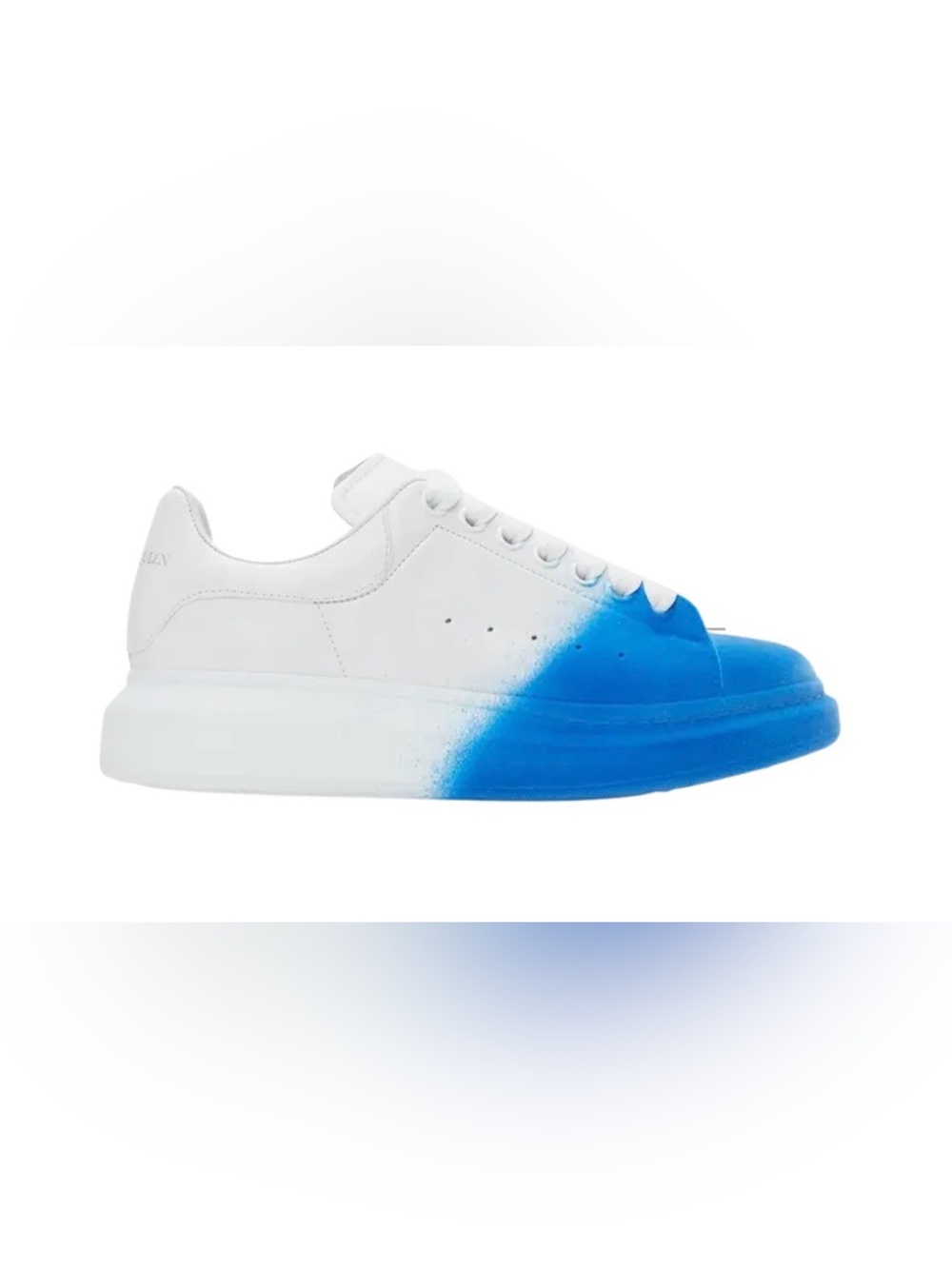 NEW! Alexander McQueen Oversized Sneaker 'Sprayed Ombre - White Lake Blue' US 11
